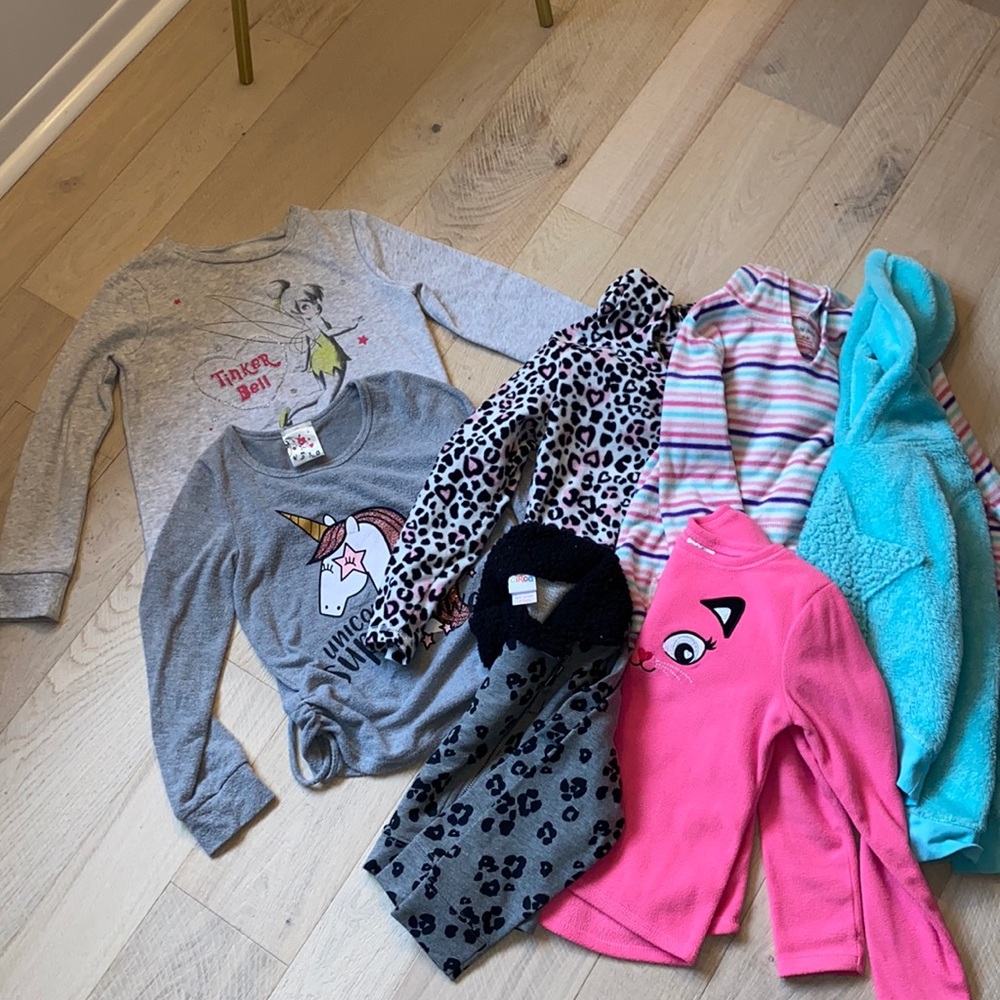 Lot of Girls Small (6/6x) winter Fleece tops
